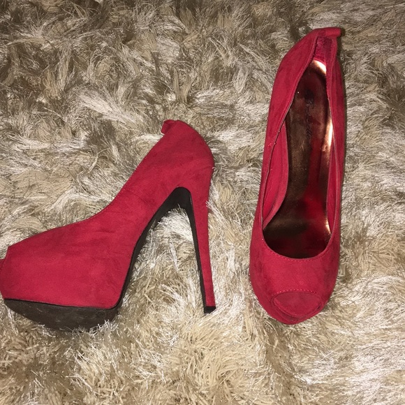 Shoes - Red High Heels